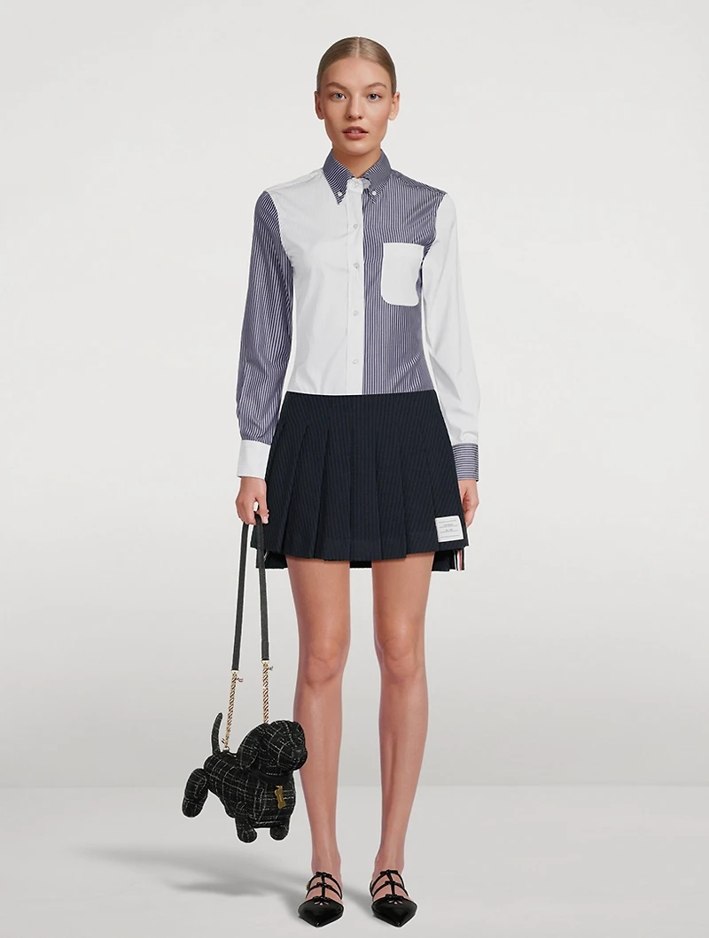 Cotton Shirt Mix Stripe Print