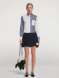Cotton Shirt Mix Stripe Print