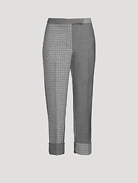 Funmix Birdseye Wool Trousers