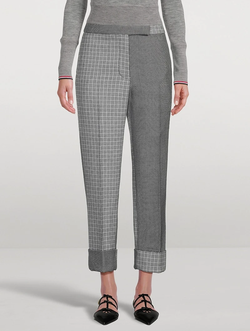 Funmix Birdseye Wool Trousers