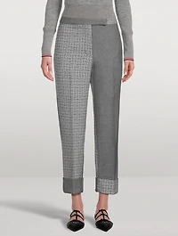 Funmix Birdseye Wool Trousers