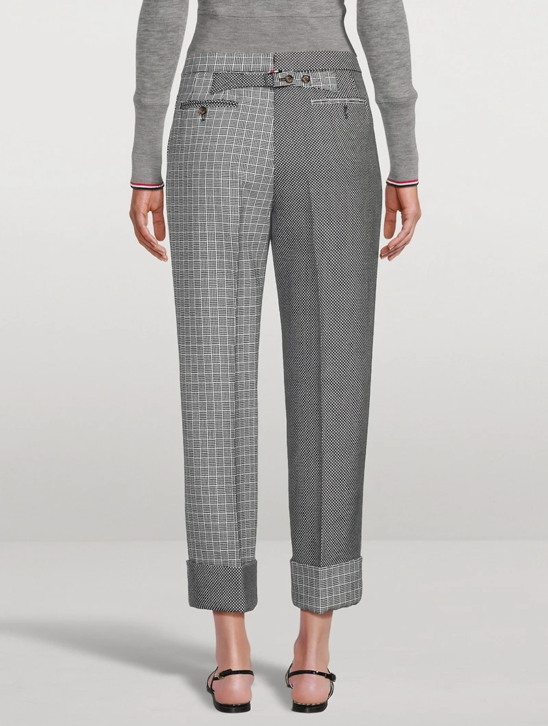 Funmix Birdseye Wool Trousers