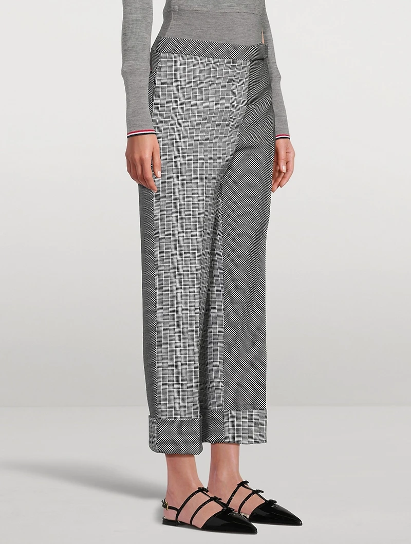 Funmix Birdseye Wool Trousers