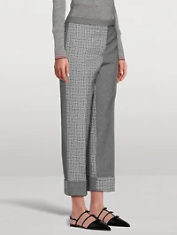 Funmix Birdseye Wool Trousers