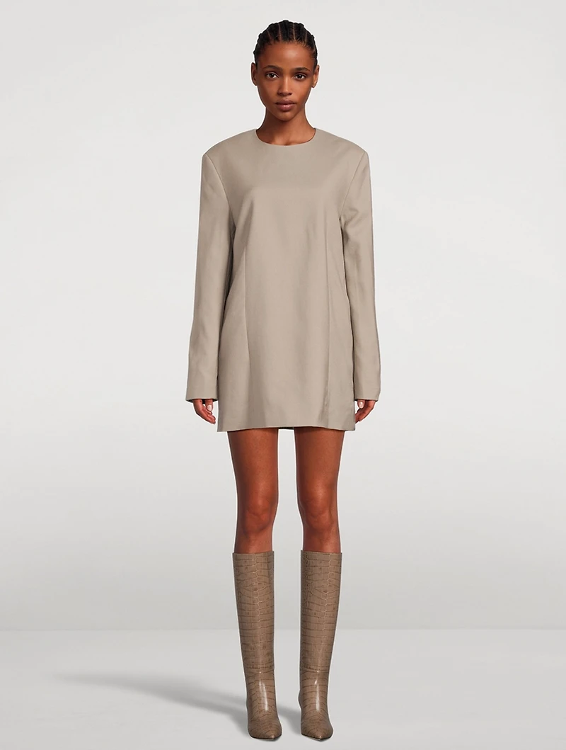 Wool Mini Dress