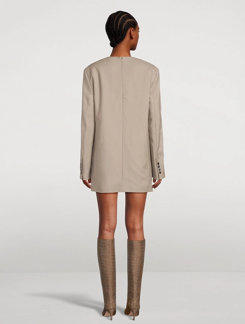 Wool Mini Dress