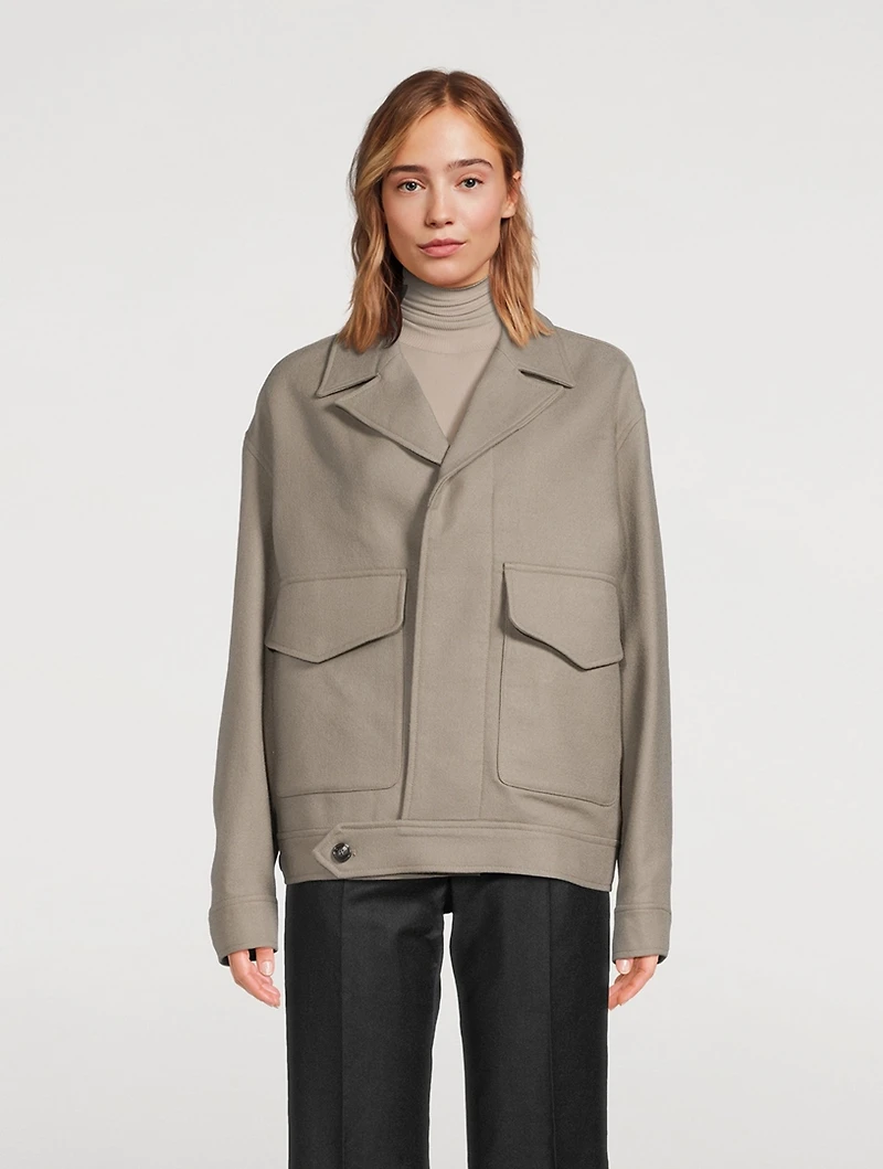 Wool Gabardine Jacket