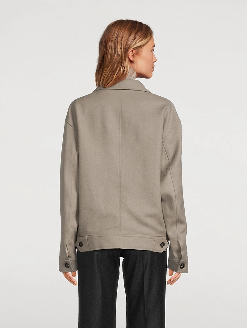 Wool Gabardine Jacket