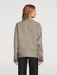 Wool Gabardine Jacket