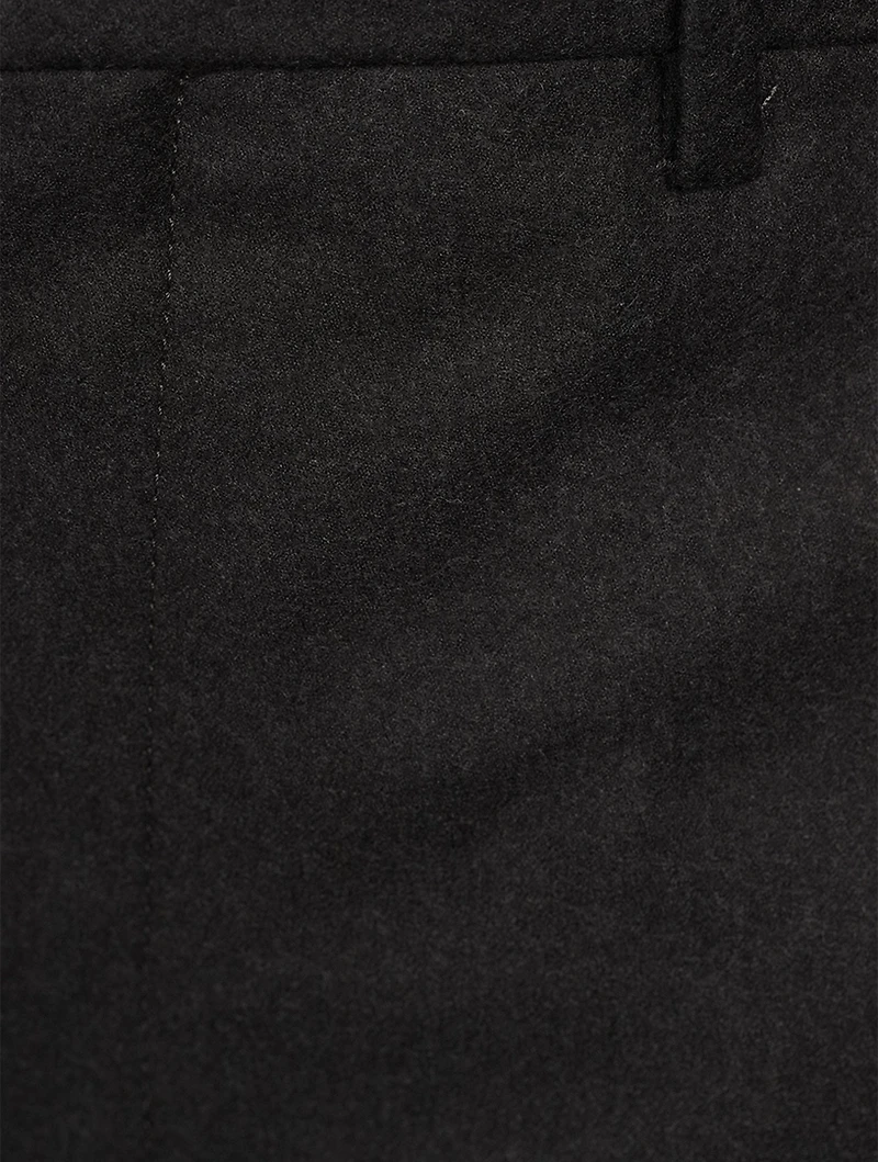Flared Wool Trousers