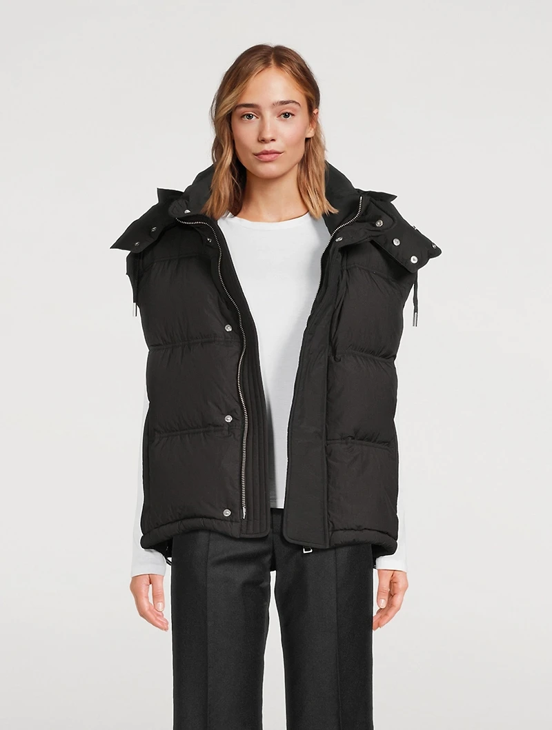 Tech Canvas Down Vest
