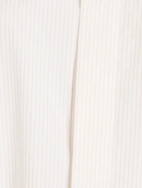 Oversized Poplin Shirt Stripe Print