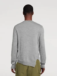 Lacoste x Wool Crewneck Sweater