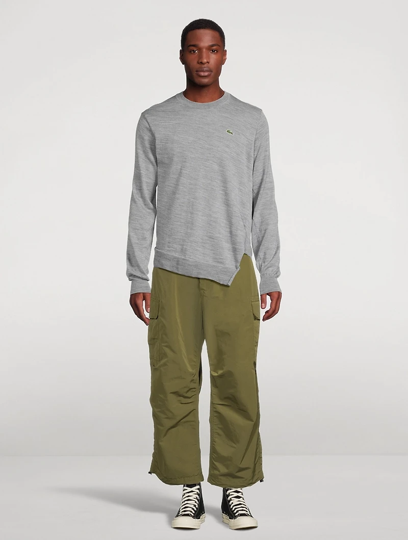 Lacoste x Wool Crewneck Sweater