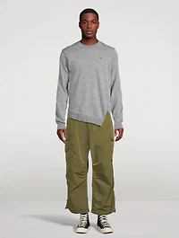 Lacoste x Wool Crewneck Sweater