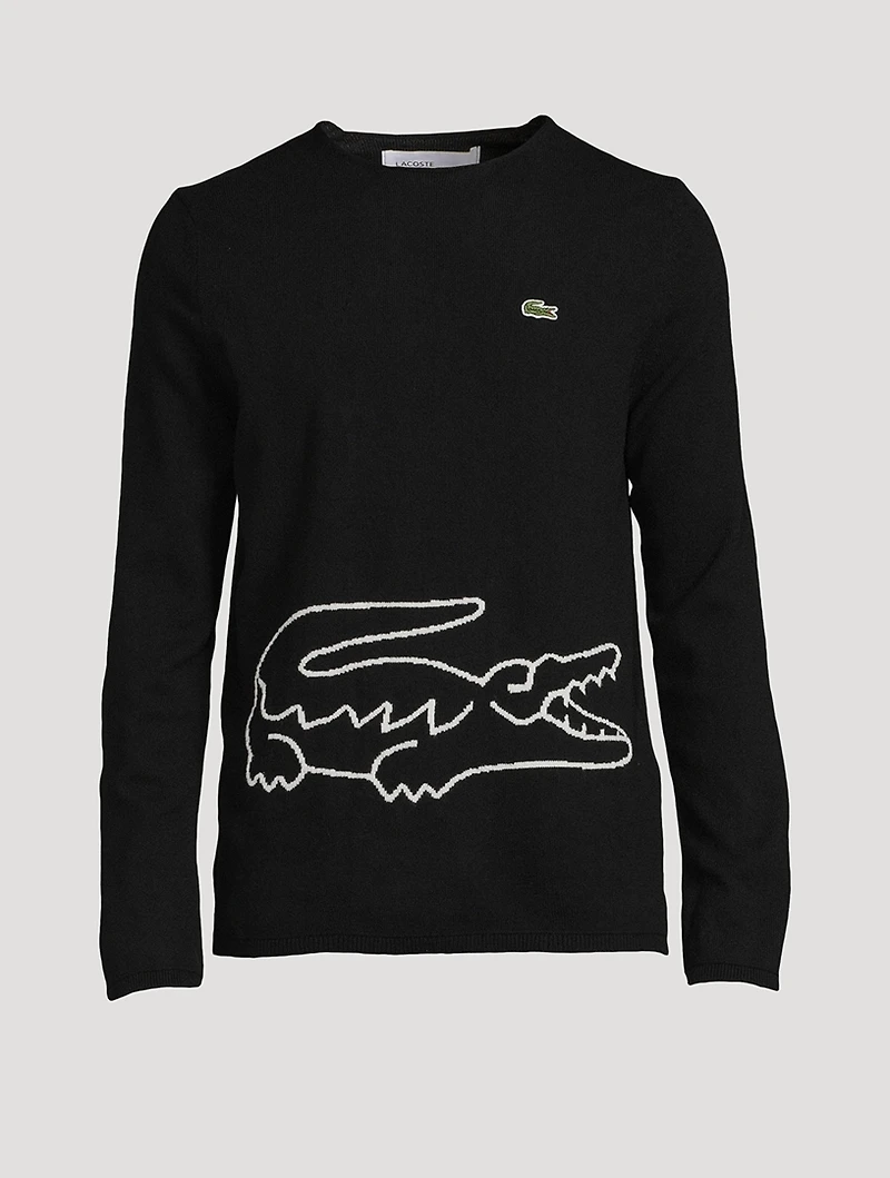 Lacoste x Crocodile Wool Sweater