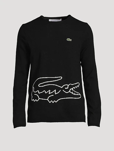 Lacoste x Crocodile Wool Sweater