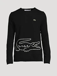 Lacoste x Crocodile Wool Sweater