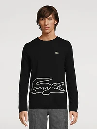 Lacoste x Crocodile Wool Sweater