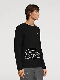 Lacoste x Crocodile Wool Sweater