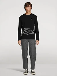 Lacoste x Crocodile Wool Sweater