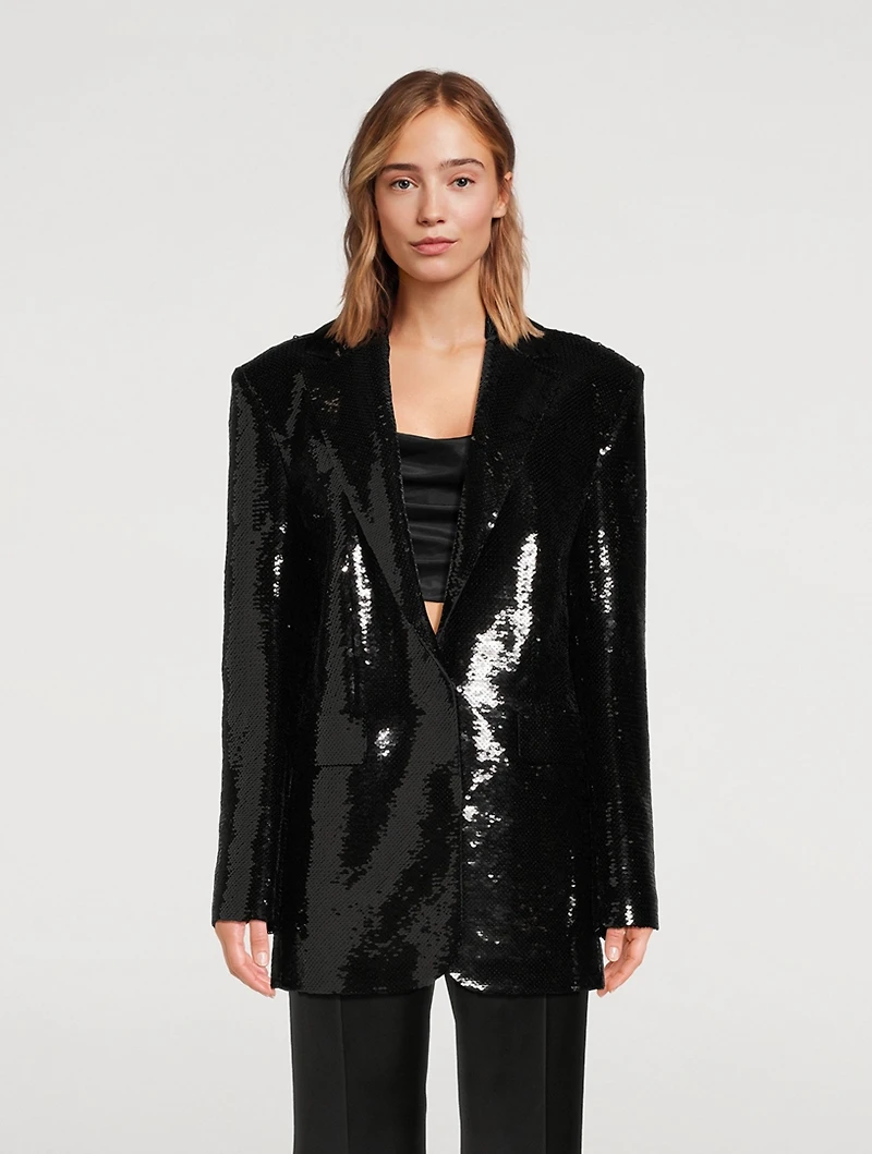 Jade Sequin Blazer