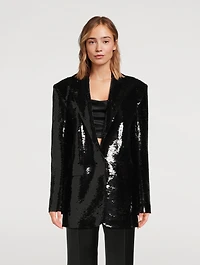 Jade Sequin Blazer