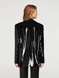Jade Sequin Blazer