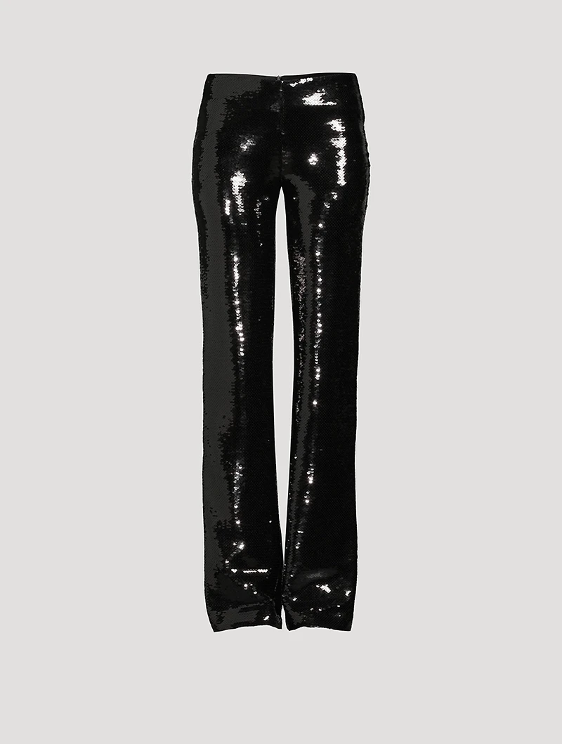 Jade Sequin Trousers