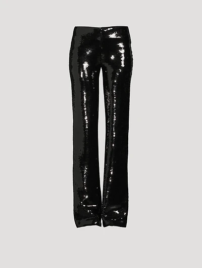 Jade Sequin Trousers