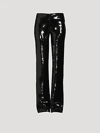 Jade Sequin Trousers