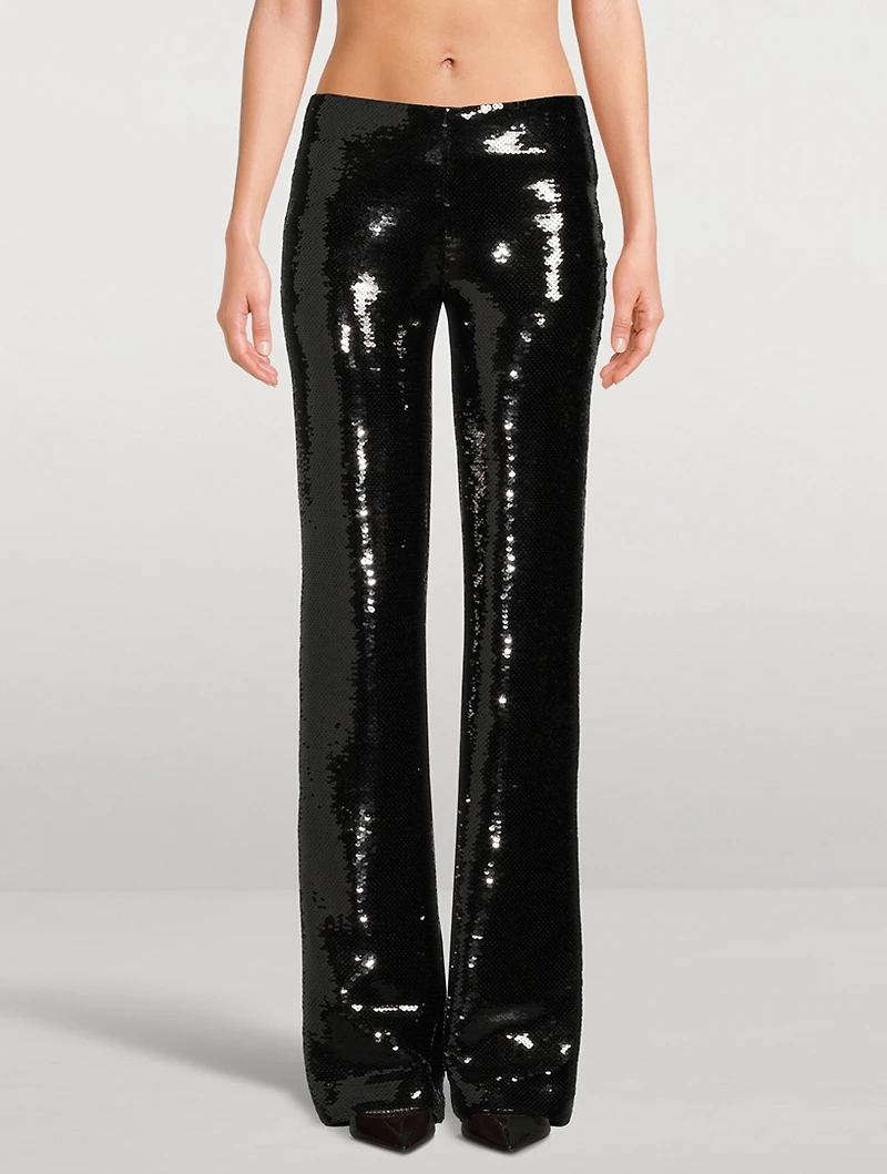 Jade Sequin Trousers