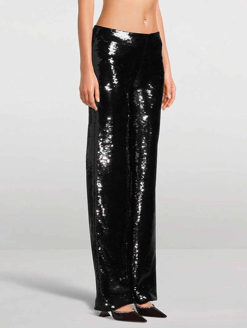 Jade Sequin Trousers