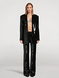 Jade Sequin Trousers