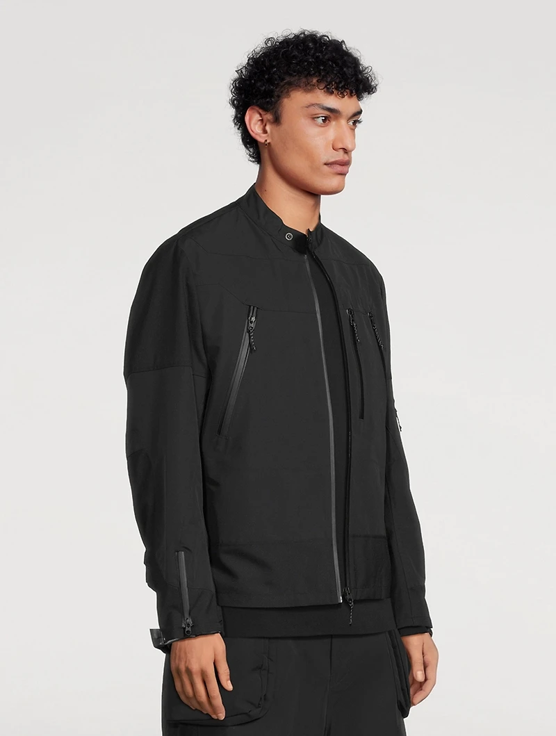 Nylon Moto Jacket