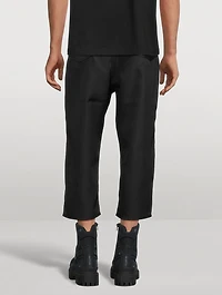 Heavy Twill Tapered Crop Pants