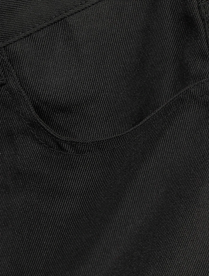 Heavy Twill Tapered Crop Pants