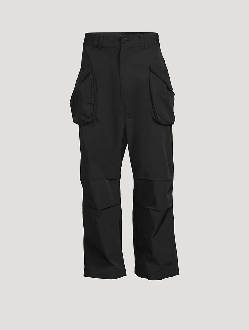 Wide-Leg Cargo Pants