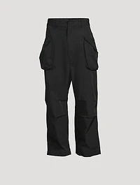 Wide-Leg Cargo Pants