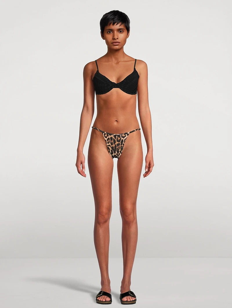 Perfect Fit Bikini Bottom Leopard Print