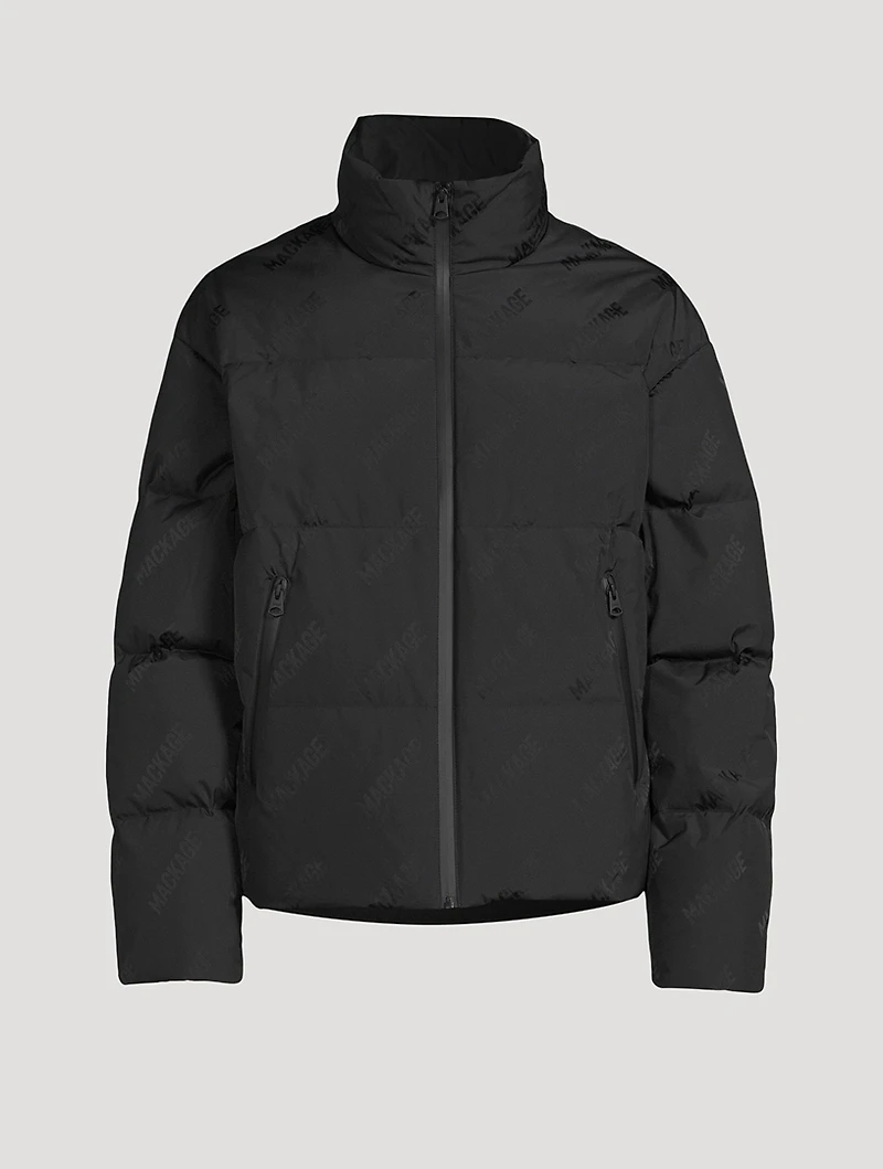 Joe-City MG Down Puffer Jacket Logo Print
