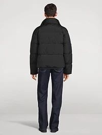 Joe-City MG Down Puffer Jacket Logo Print