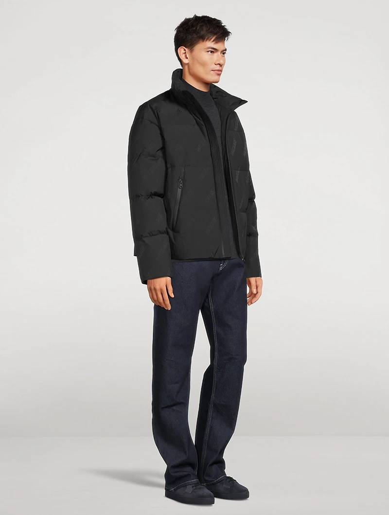 Joe-City MG Down Puffer Jacket Logo Print