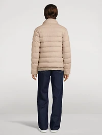 Scott Cashmere-Blend Light Down Jacket