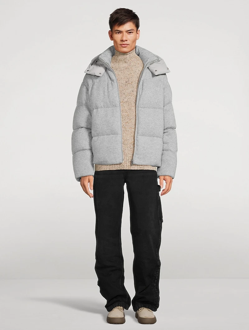 Steven Wool And Cashmere Down Jacket