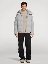 Steven Wool And Cashmere Down Jacket