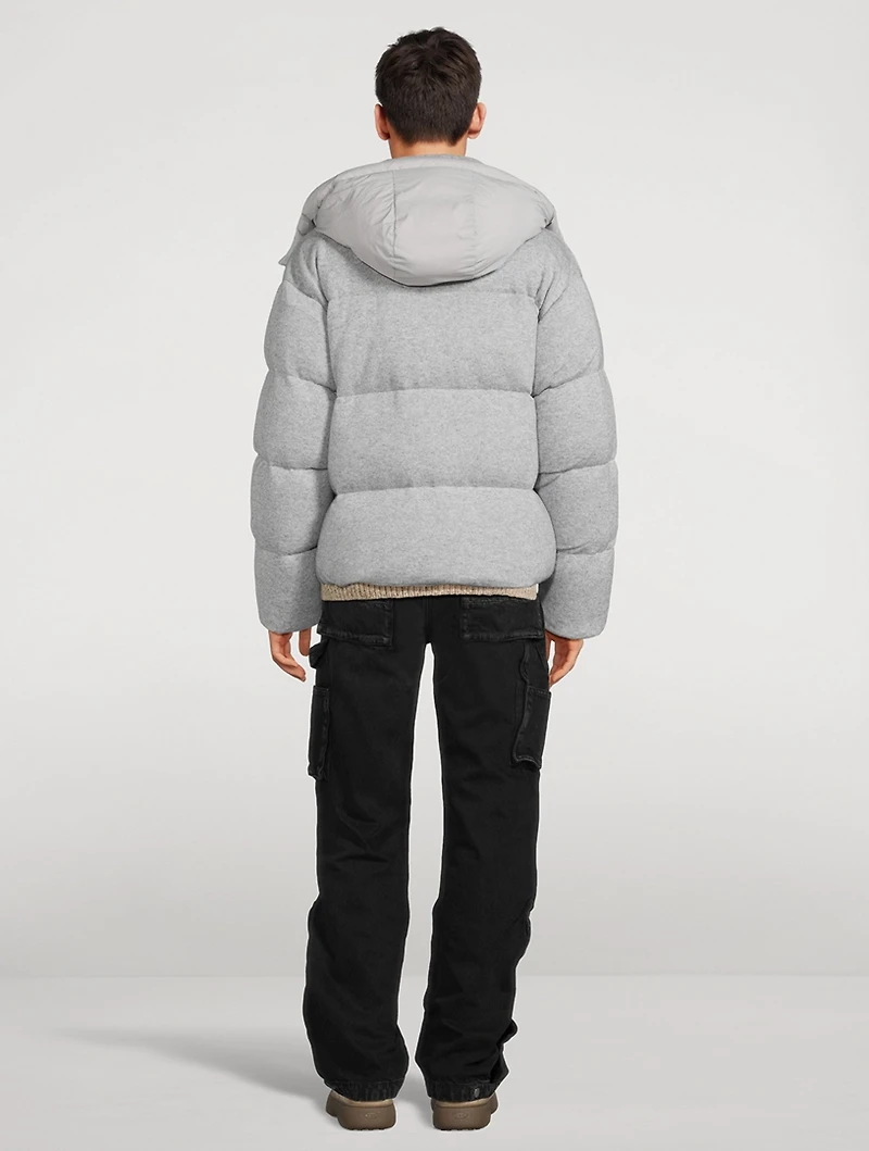 Steven Wool And Cashmere Down Jacket