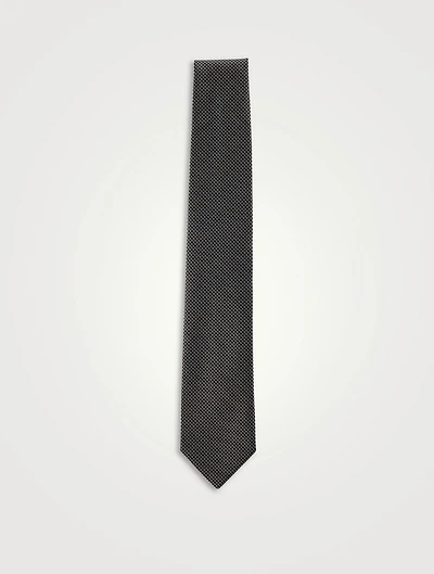 Geometric Silk Tie