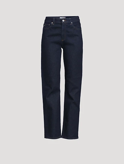 AG x Emrata Alexxis Straight-Leg Jeans