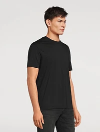 Cotton-Blend Crewneck T-Shirt